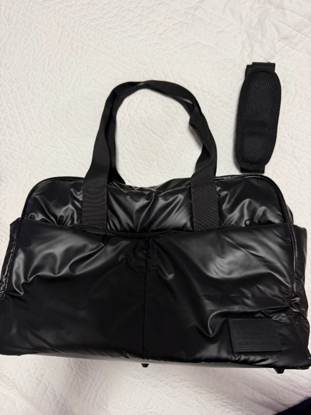 NIKOLAY MEDIUM TOTE CITY BAG - BLACK
